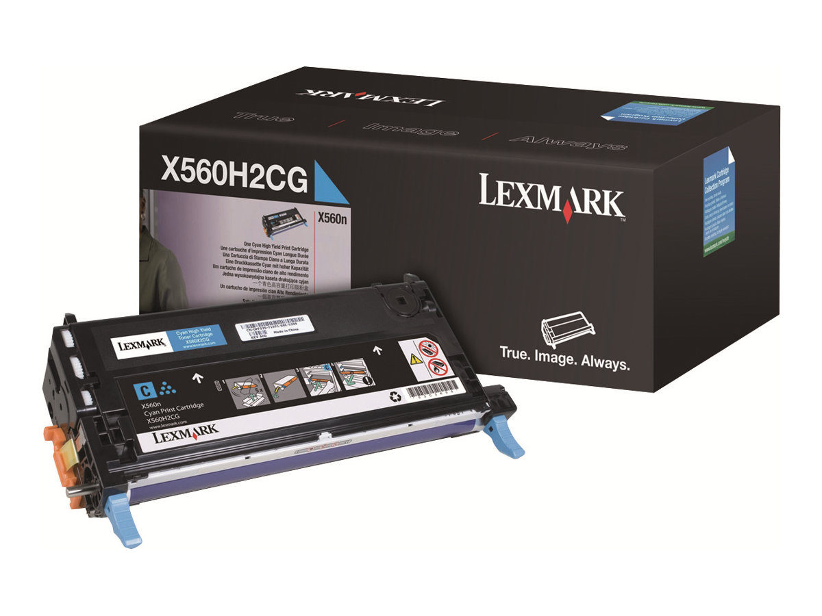 Lexmark - Hohe Ergiebigkeit - Cyan - Original - Tonerpatrone - fr Lexmark X560dn, X560n