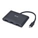 i-Tec USB-C HDMI and USB Adapter with Power Delivery Function - Dockingstation - USB-C / Thunderbolt 3 - HDMI