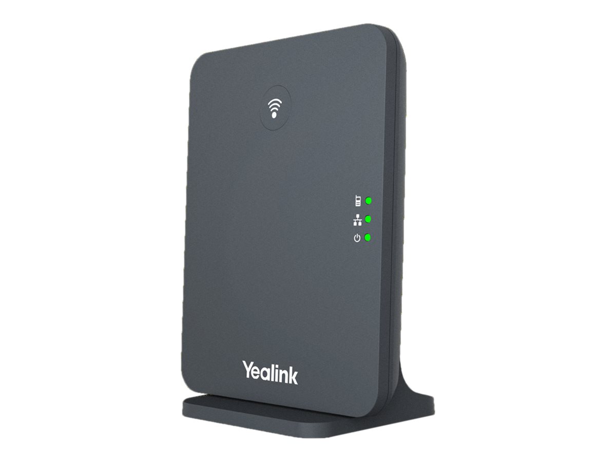 Yealink W70B - Basisstation fr schnurloses Telefon/VoIP-Telefon mit Rufnummernanzeige - IP-DECT - dreiweg Anruffunktion - SIP, 