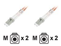 M-CAB - Netzwerkkabel - LC Multi-Mode (M) zu LC Multi-Mode (M) - 2 m - Glasfaser - 50/125 Mikrometer