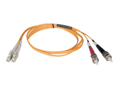 Eaton Tripp Lite Series Duplex Multimode 50/125 Fiber Patch Cable (LC/ST), 5M (16 ft.) - Patch-Kabel - ST multi-mode (M) zu LC M