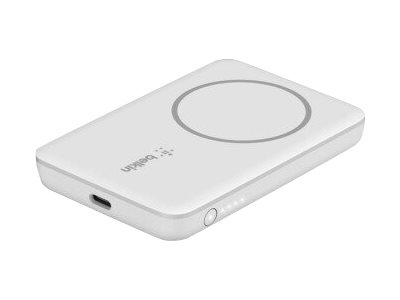 Belkin BoostCharge - Powerbank - 2500 mAh - 7.5 Watt (MagSafe) - weiss - für Apple iPhone 12, 12 mini, 12 Pro, 12 Pro Max