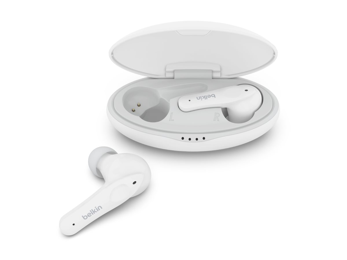 Belkin SoundForm Nano for Kids - True Wireless-Kopfhrer mit Mikrofon - im Ohr - Bluetooth - weiss