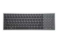 Dell KB740 - Tastatur - compact, multi device - kabellos - 2.4 GHz, Bluetooth 5.0 - QWERTY