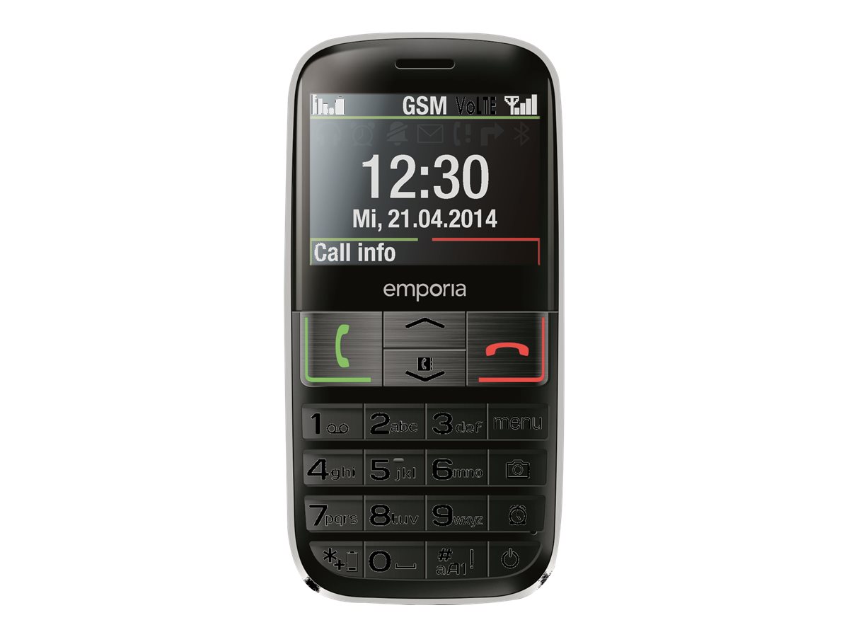 EmporiaACTIVE - 4G feature phone - microSD slot - LCD-Anzeige - 240 x 320 Pixel - rear camera 2 MP