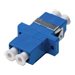 DIGITUS Professional - Netzwerkkoppler - LC Single-Modus (W) zu LC Single-Modus (W) - Glasfaser - Blau