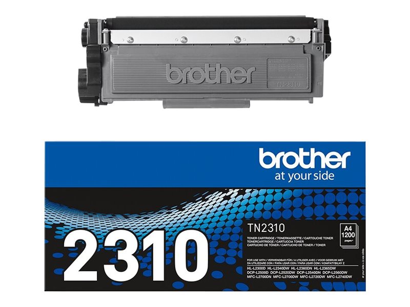 Brother TN2310 - Schwarz - Original - Tonerpatrone - fr Brother DCP-L2500, L2520, L2560, HL-L2300, L2340, L2360, L2365, MFC-L27