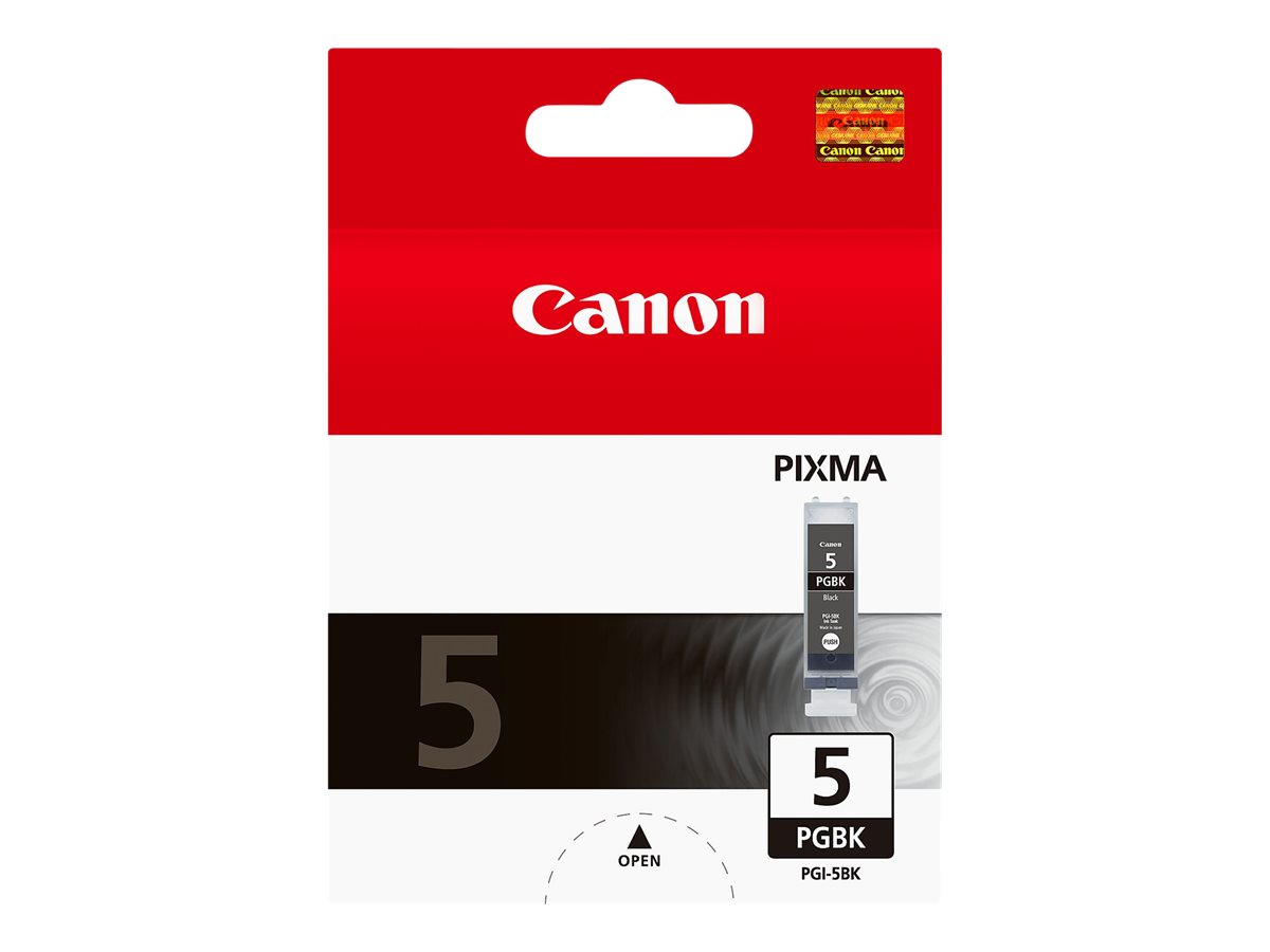Canon PGI-5BK - 26 ml - pigmentiertes Schwarz - Original - Tintenbehlter - fr PIXMA iP3500, iP4500, iP5300, MP510, MP520, MP60