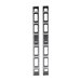 Tripp Lite 45U Rack Enclosure Server Cabinet Vertical Cable Management Bars - Stange Rack-Kabelaufbewahrung - Schwarz - 45U
