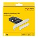 Delock 5 port SATA PCI Express x4 Card - Low Profile Form Factor - Speicher-Controller - SATA 6Gb/s - Low-Profile - PCIe 3.0 x4