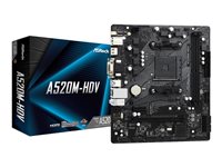 ASRock A520M-HDV - Motherboard - micro ATX - Socket AM4 - AMD A520 Chipsatz - USB 3.2 Gen 1
