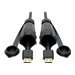 Eaton Tripp Lite Series High-Speed HDMI Cable (M/M) - 4K 60 Hz, HDR, Industrial, IP68, Hooded Connectors, Black, 12 ft. - HDMI-V