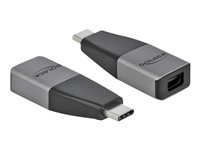 Delock - Videoadapter - USB-C (M) zu Mini DisplayPort (W) - USB 3.2 Gen 1 / DisplayPort 1.2 - Support von 4K 60 Hz - Grau