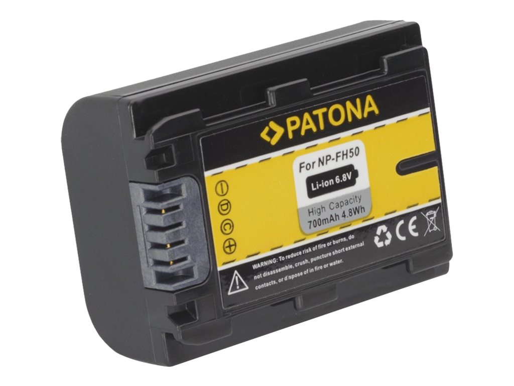 PATONA - Batterie - Li-Ion - 700 mAh - für Sony Cyber-shot DSC-HX200; Handycam DCR-SR72, SR75, SR77, SR80, SR82, SX30, SX31, SX5