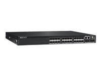 Dell PowerSwitch N3224F-ON - Switch - L3 - managed - 24 x Gigabit SFP + 4 x 10 Gigabit SFP+ + 2 x 100 Gigabit QSFP28 - Luftstrom