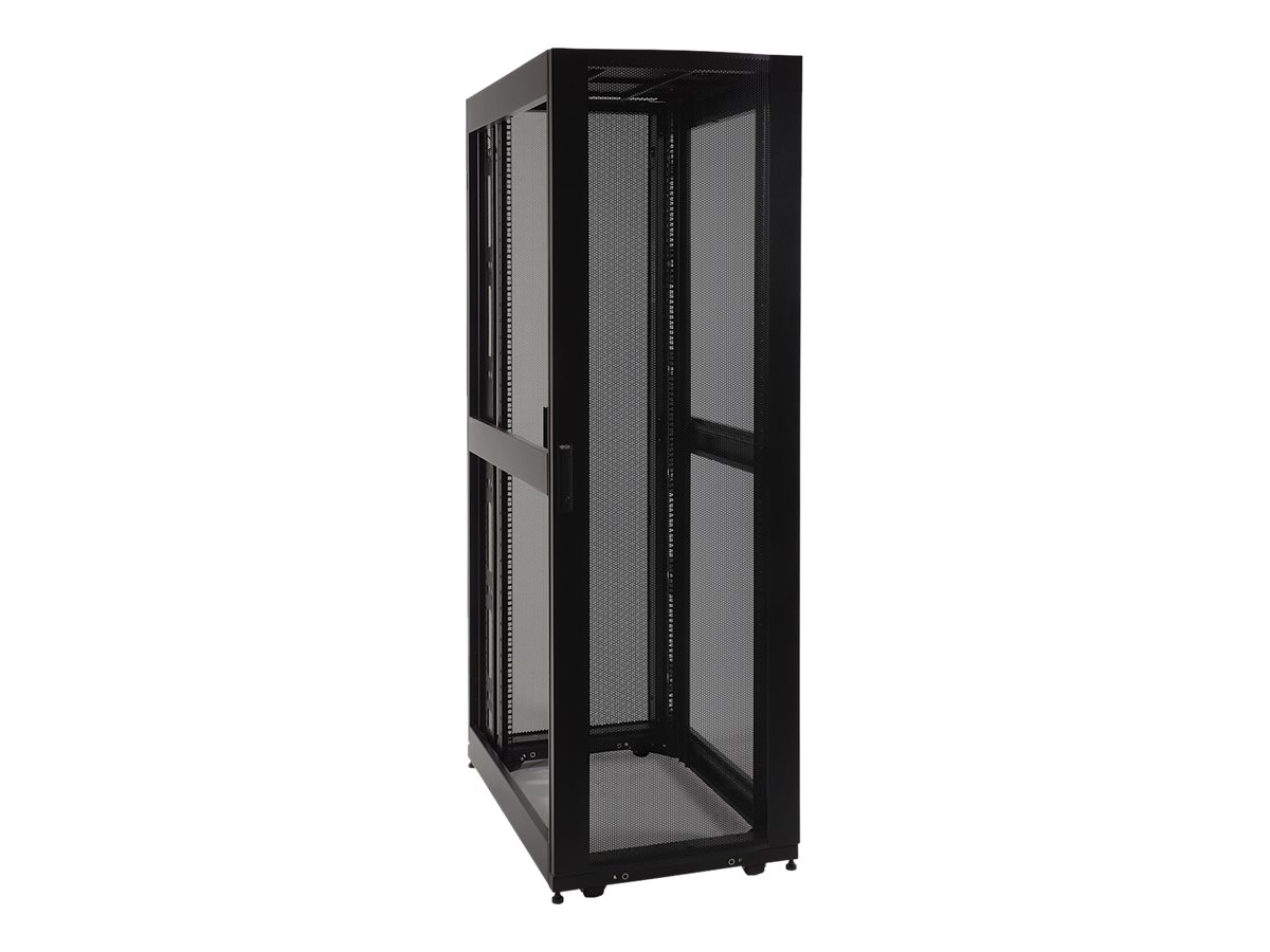 Tripp Lite 42U Rack Enclosure Server Cabinet Doors No Sides 3000lb Capacity - Schrank Netzwerkschrank - Schwarz - 42HE - 48.3 cm