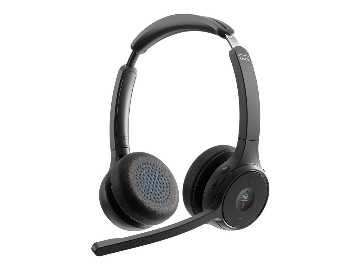 Cisco Headset 722 - Headset - On-Ear - Bluetooth - kabellos - Carbon Black