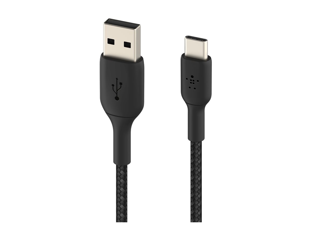 Belkin BOOST CHARGE - USB-Kabel - 24 pin USB-C (M) zu USB (M) - 2 m - Schwarz