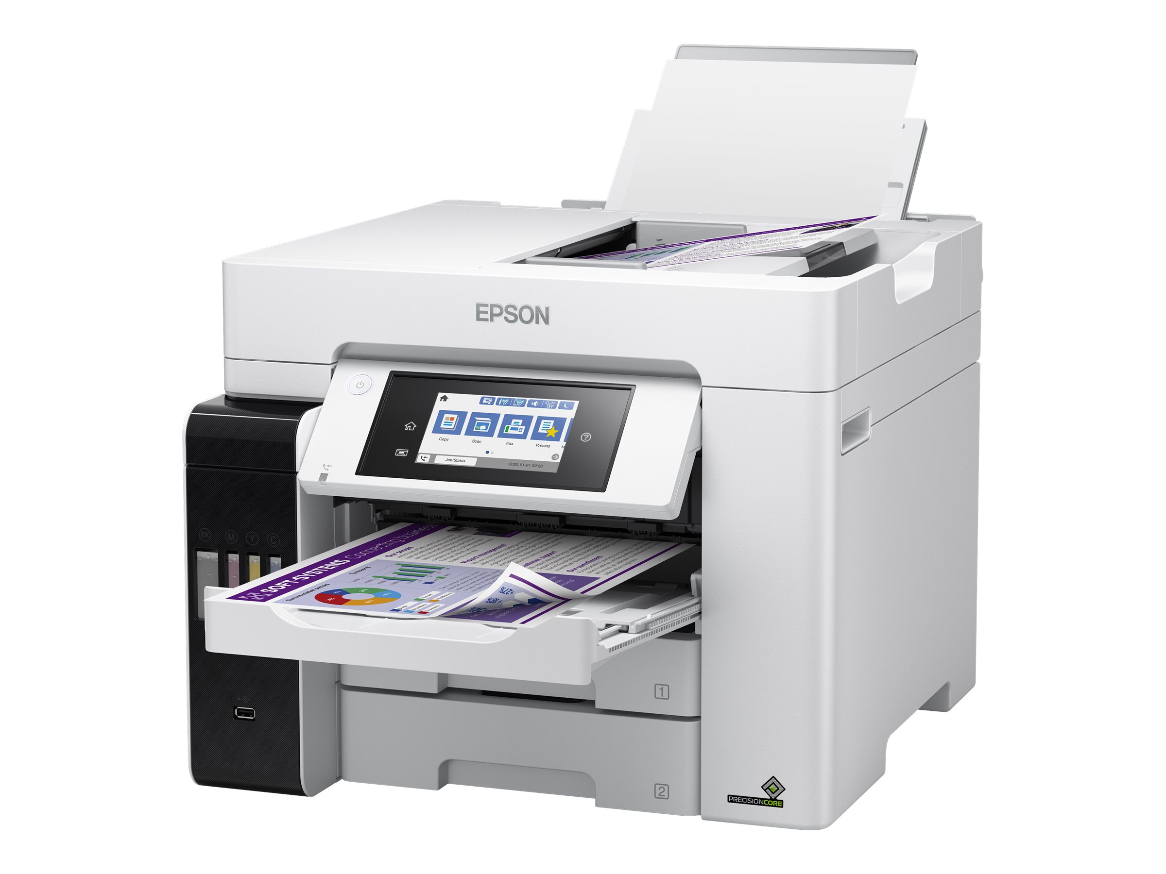 Epson EcoTank ET-5880 - Multifunktionsdrucker - Farbe - Tintenstrahl - A4 (210 x 297 mm) (Original) - A4 (Medien)