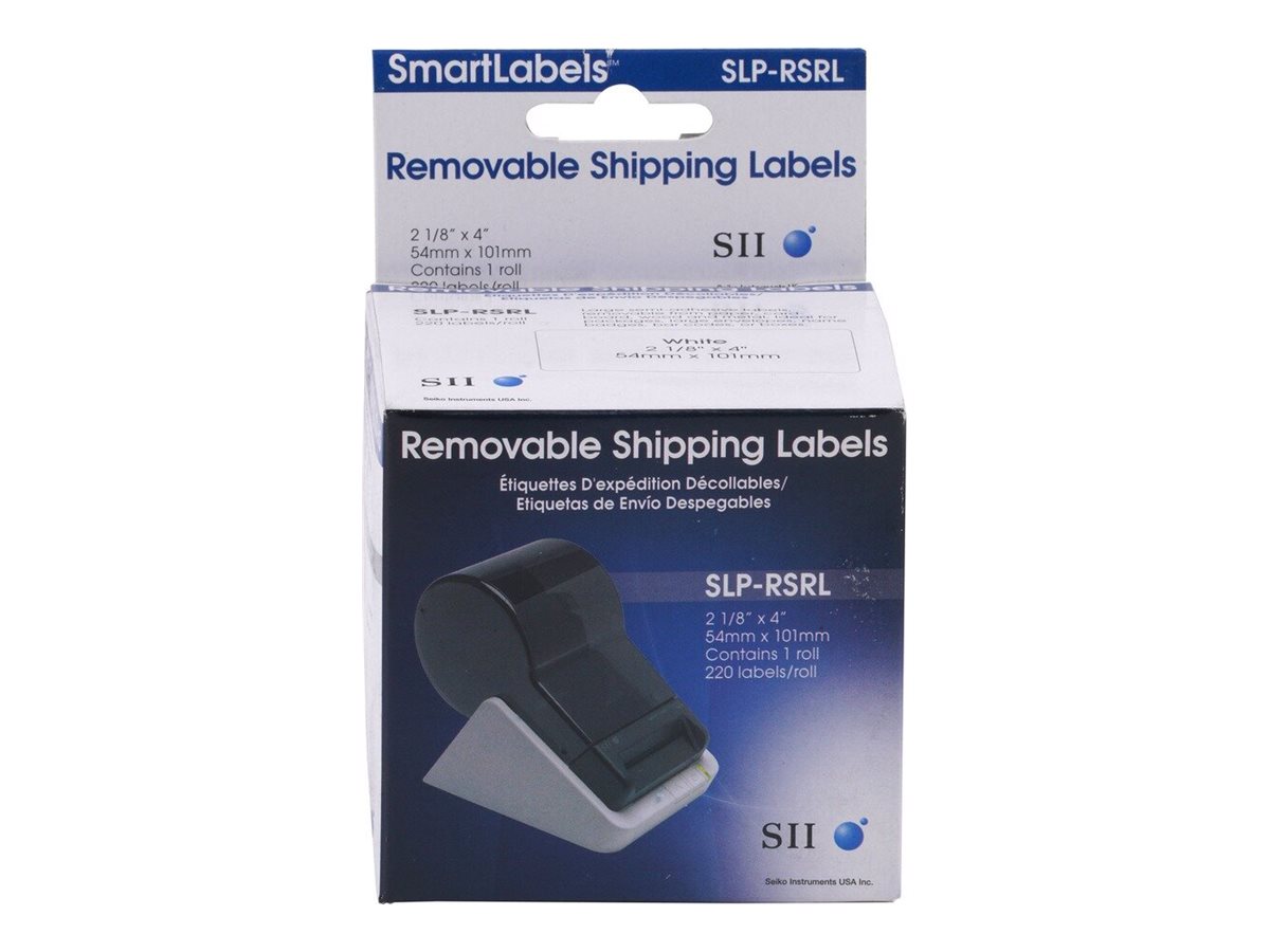 Seiko Instruments SLP-RSRL - Halbklebend - 57.15 x 101.6 mm 220 Etikett(en) (1 Rolle(n) x 220) Versandetiketten - fr Smart Labe
