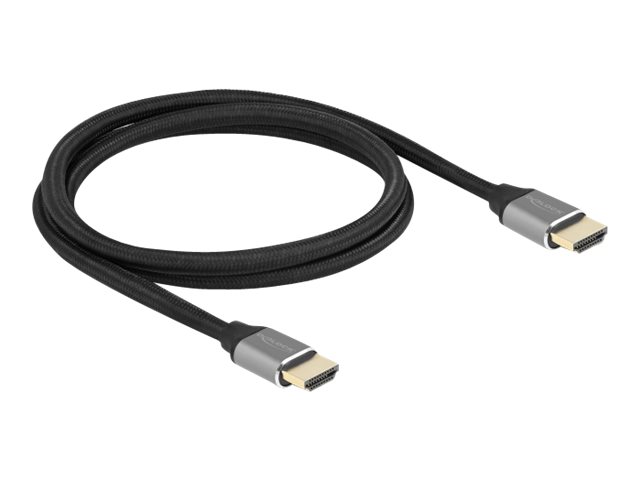 Delock - Ultra High Speed - HDMI-Kabel - HDMI männlich zu HDMI männlich - 1 m - Dreifachisolierung
