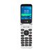 DORO 6820 - 4G Feature Phone - microSD slot - 320 x 240 Pixel - rear camera 2 MP - Schwarz, weiss