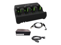 Zebra 4-Slot Battery Charger Kit - Batterieladegert - fr Symbol LI3608; Digital Scanner DS3608, DS3678; Zebra DS3608, DS3678, 