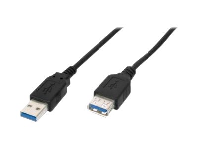 DIGITUS - USB-Verlngerungskabel - USB Typ A (M) zu USB Typ A (W) - USB 3.0 - 1.8 m - geformt