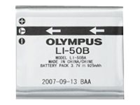 Olympus LI-50B - Batterie - Li-Ion - 925 mAh - für Olympus D-785, TG-860; Stylus Tough TG-810, 860, 870; Stylus Traveller SZ-17;