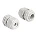 Delock - Cable gland (M16) - Grau (Packung mit 2)