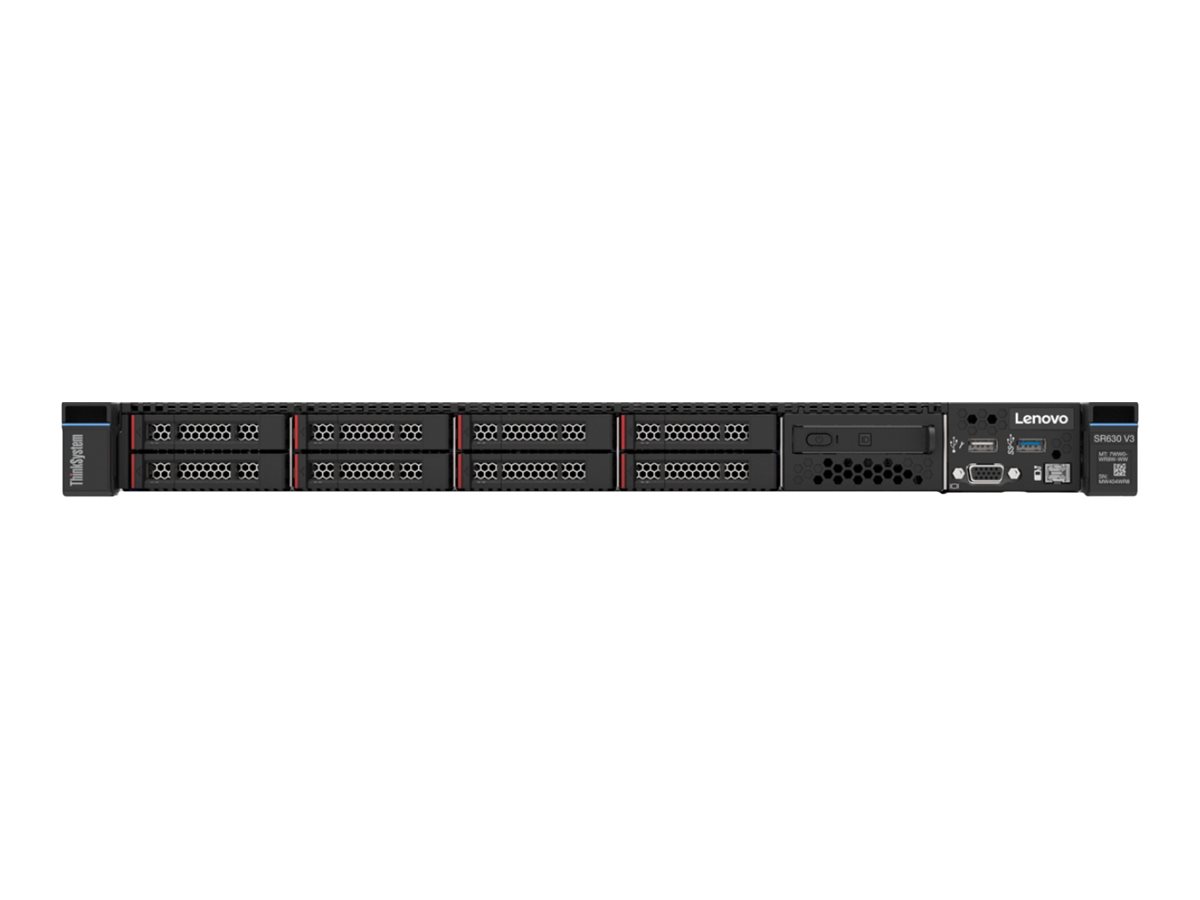 Lenovo ThinkSystem SR630 V3 7D73 - Server - Rack-Montage - 1U - zweiweg - 1 x Xeon Silver 4410Y / 2 GHz