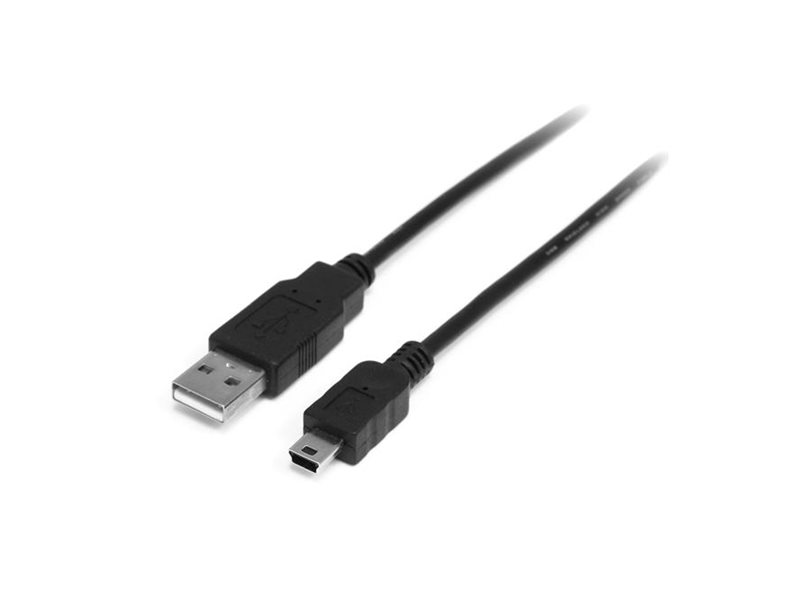 StarTech.com 1 m Mini USB 2.0 Kabel - A auf Mini B  Stecker/Stecker - USB Anschlusskabel - USB-Kabel - USB (M) zu Mini-USB, Typ