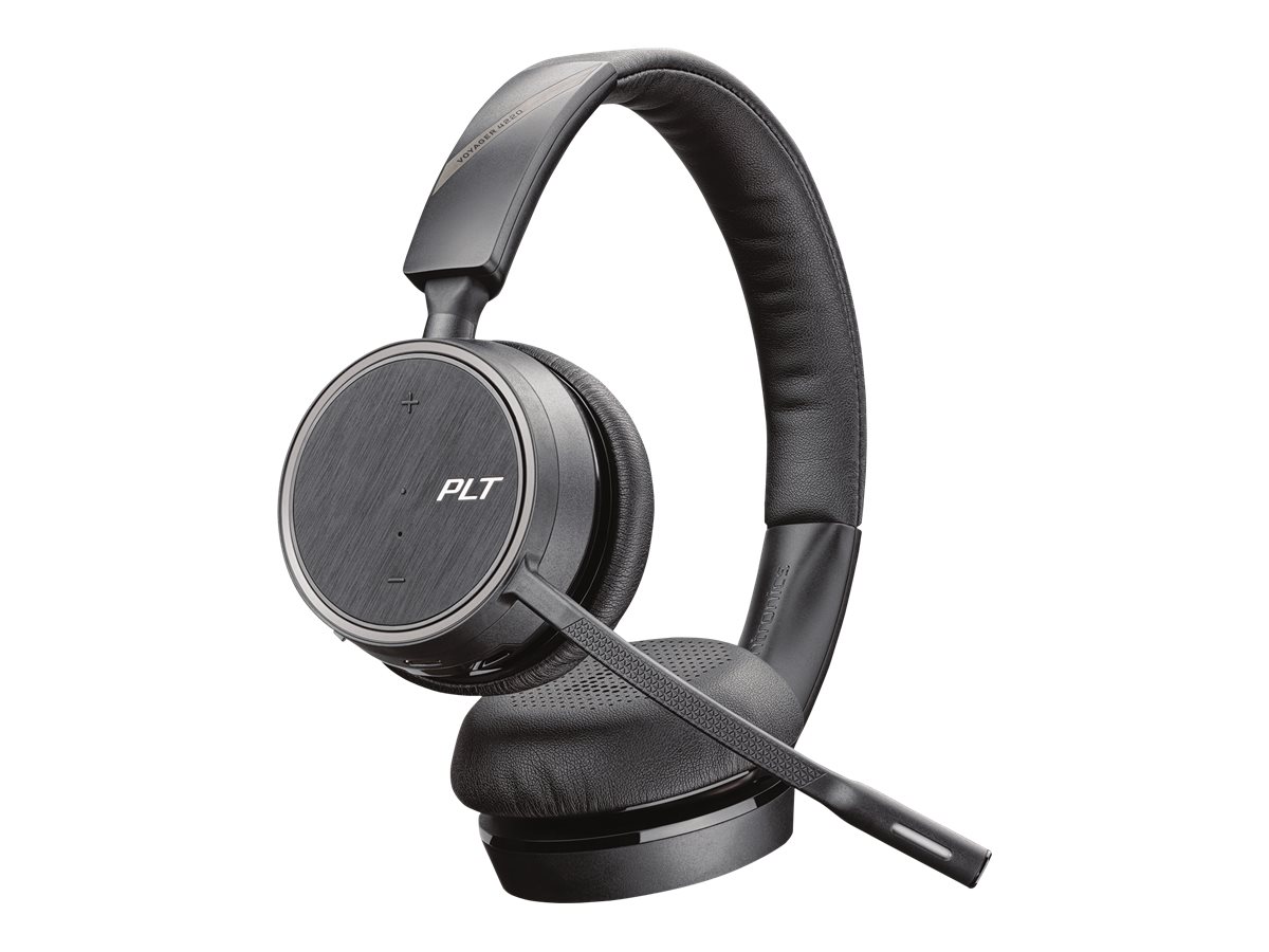 Poly Voyager 4220 Office - Zwei-Wege-Basis Office Series - Headset - On-Ear - Bluetooth - kabellos