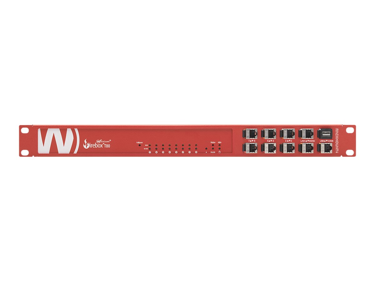 Rackmount.IT RM-WG-T7i - Montagesatz fr Netzwerkgerte - Rack montierbar - WatchGuard Red - 1U - 48.3 cm (19