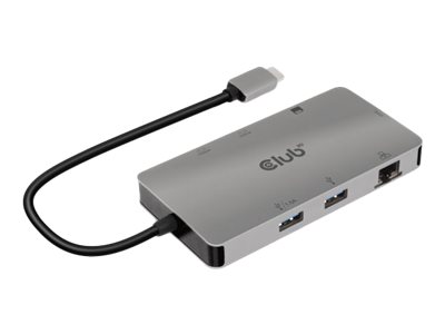 Club 3D - Dockingstation - USB-C 3.2 Gen 1 / Thunderbolt 3 - HDMI - 1GbE