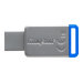 Kingston DataTraveler 50 - USB-Flash-Laufwerk - 64 GB - USB 3.1 - Blau