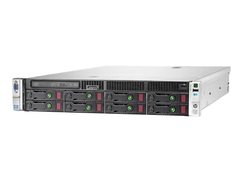 HPE ProLiant DL380e Gen8 Base - Server - Rack-Montage - 2U - zweiweg - 1 x Xeon E5-2407V2 / 2.4 GHz