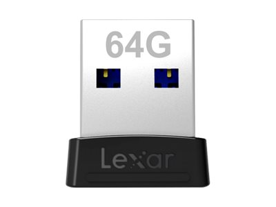 Lexar JumpDrive s47 - USB-Flash-Laufwerk - 64 GB - USB 3.1 - Schwarz