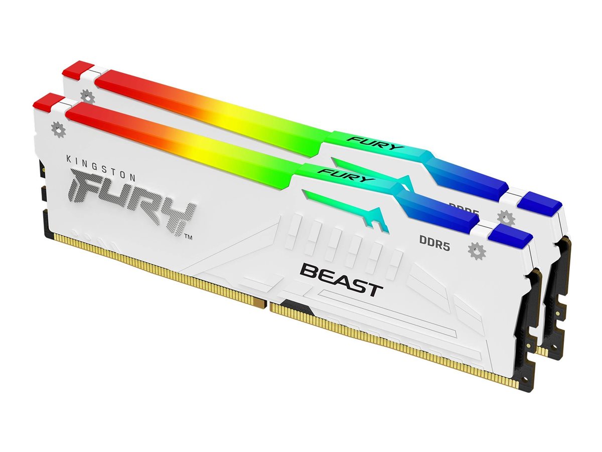 Kingston FURY Beast RGB - DDR4 - Kit - 64 GB: 2 x 32 GB - DIMM 288-PIN - 6400 MHz / PC5-51200