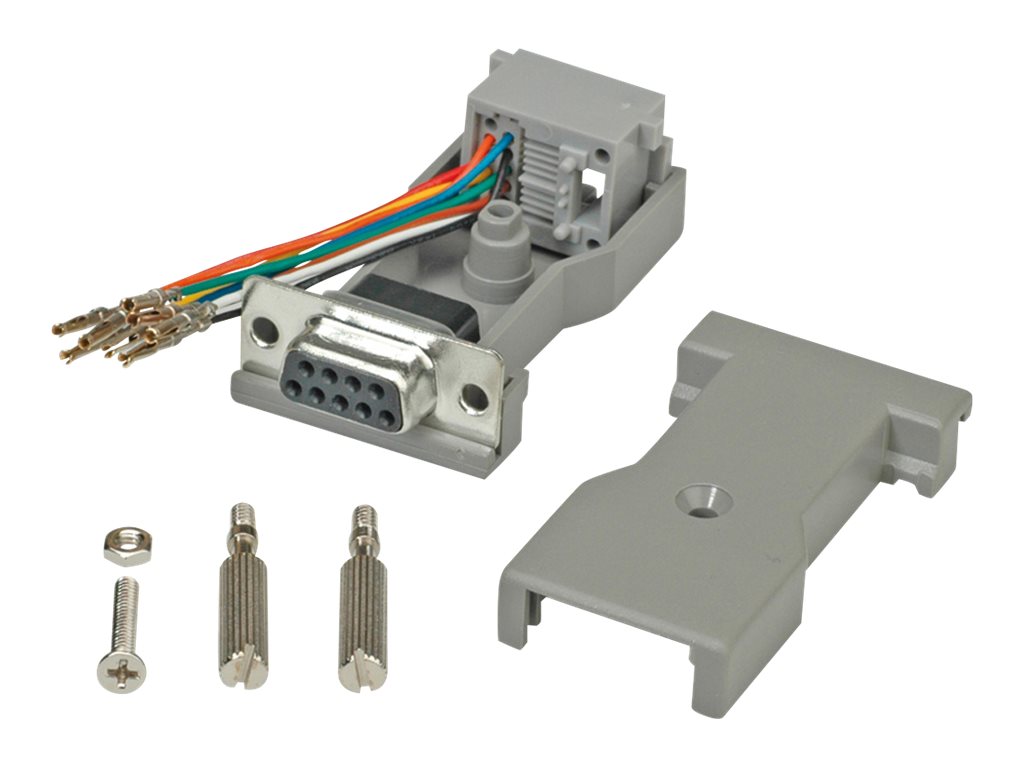 Roline - Serieller Adapter - DB-9 (W) zu RJ-45 (W)