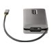 StarTech.com USB-C Multiport Adapter, 4K 60Hz HDMI/DP Video, 3-Port USB Hub, 100W Power Delivery Pass-Through, GbE, USB Type-C T