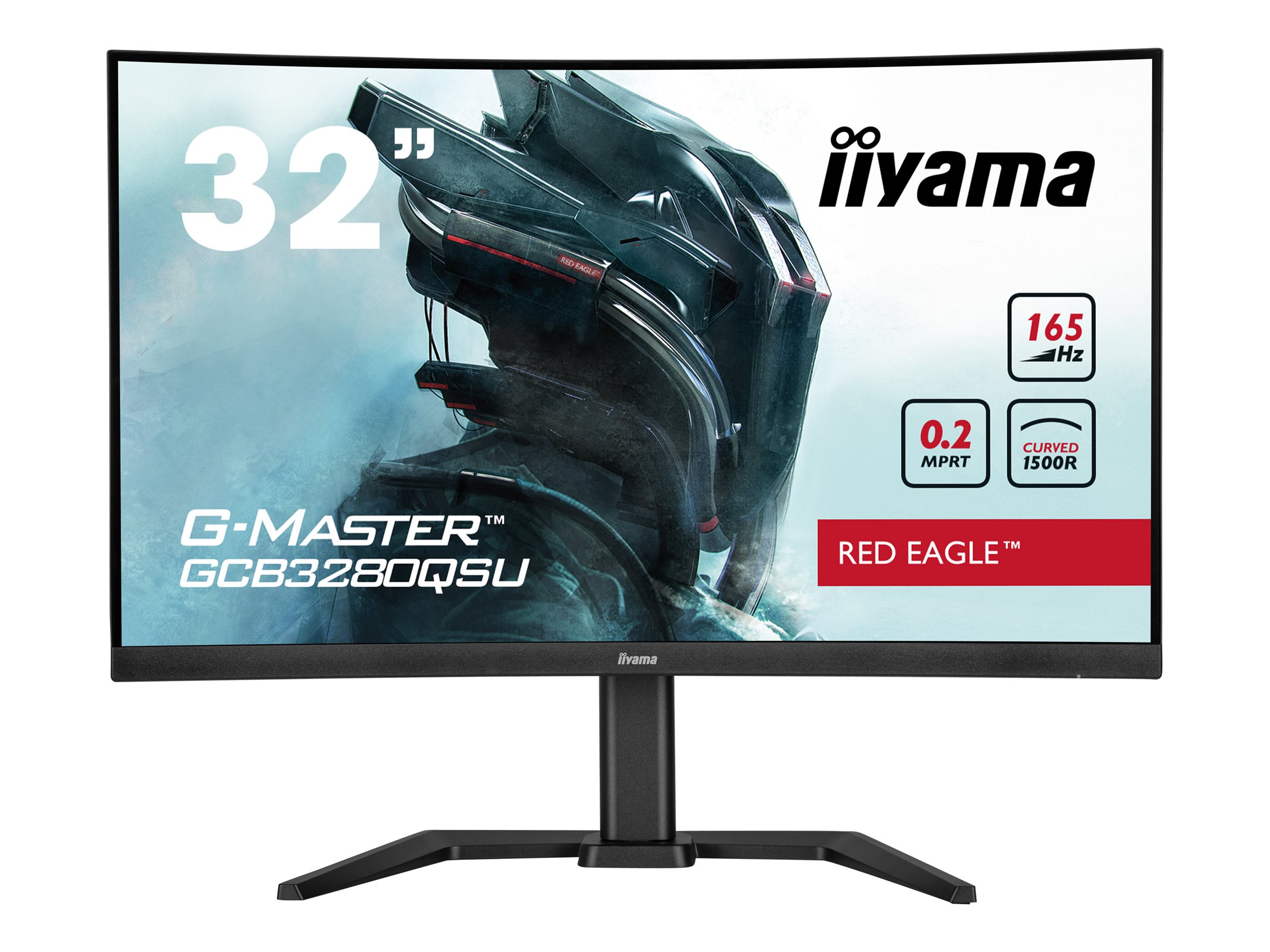 iiyama G-MASTER Red Eagle GCB3280QSU-B1 - LED-Monitor - gebogen - 81.3 cm (32