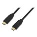 M-CAB PREMIUM - USB-Kabel - USB-C (M) zu USB-C (M) - USB 3.1 / DisplayPort 1.2 - 3 m - Schwarz