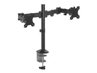Fellowes Reflex Dual Monitor Arm - Befestigungskit - einstellbarer Arm - fr 2 Monitore - Metall - Schwarz, RAL 9017