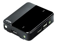 ATEN CS782DP - KVM-/Audio-/USB-Switch - 2 x KVM/Audio/USB - 1 lokaler Benutzer - Desktop