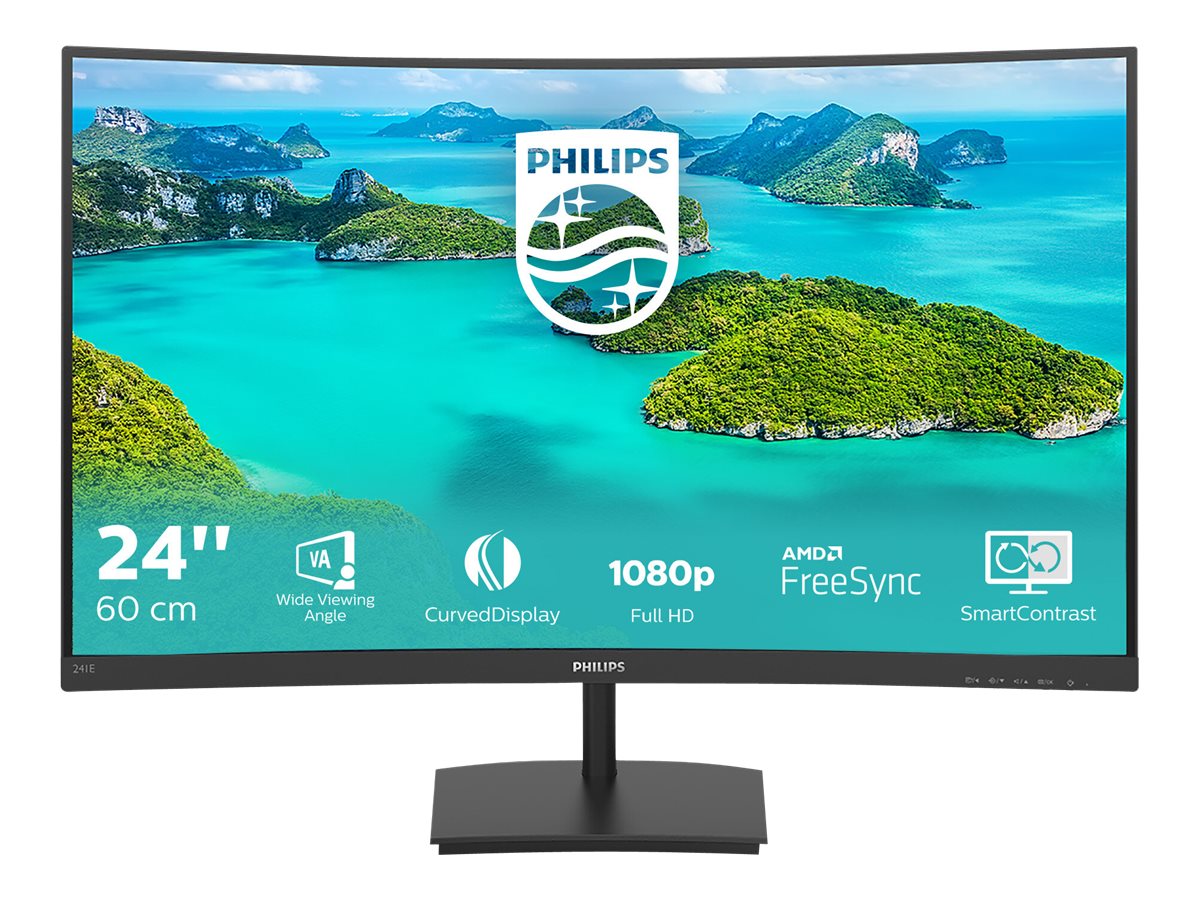 Philips E-line 241E1SCA - LED-Monitor - gebogen - 61 cm (24