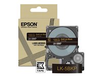 Epson LabelWorks LK-5BKP - Metallic - gold auf schwarz - Rolle (1,8 cm x 9 m) 1 Kassette(n) Hngebox - Bandkassette - fr LabelW