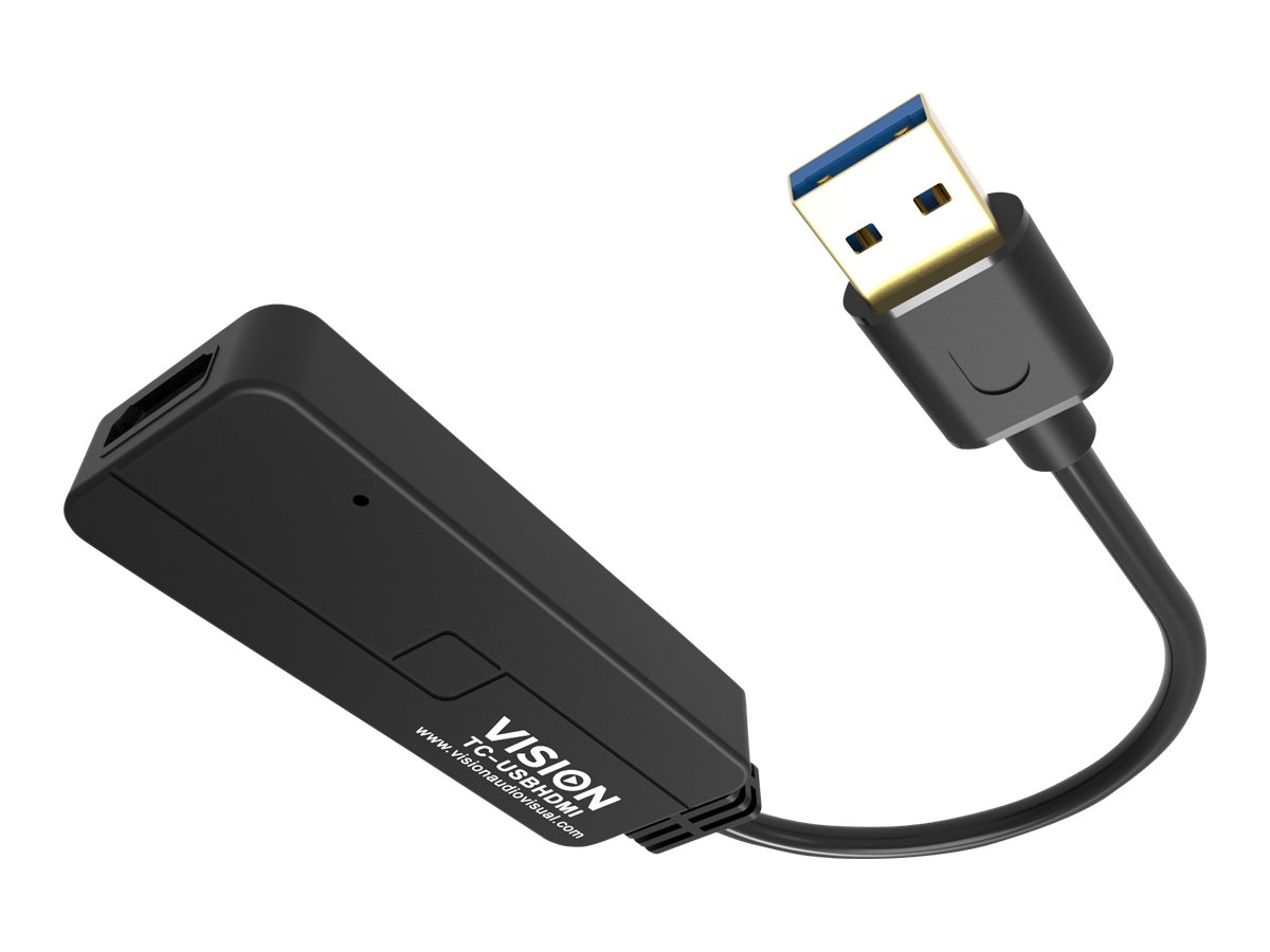 Vision - Externer Videoadapter - USB 3.0 - HDMI - Schwarz - retail
