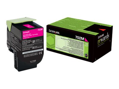 Lexmark 702M - Magenta - Original - Tonerpatrone LCCP, LRP - fr Lexmark CS310dn, CS310n, CS410dn, CS410dtn, CS410n, CS510de, CS