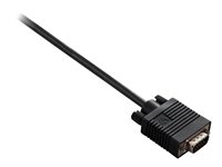 V7 - VGA-Kabel - HD-15 (VGA) (M) zu HD-15 (VGA) (M) - 5 m - Schwarz